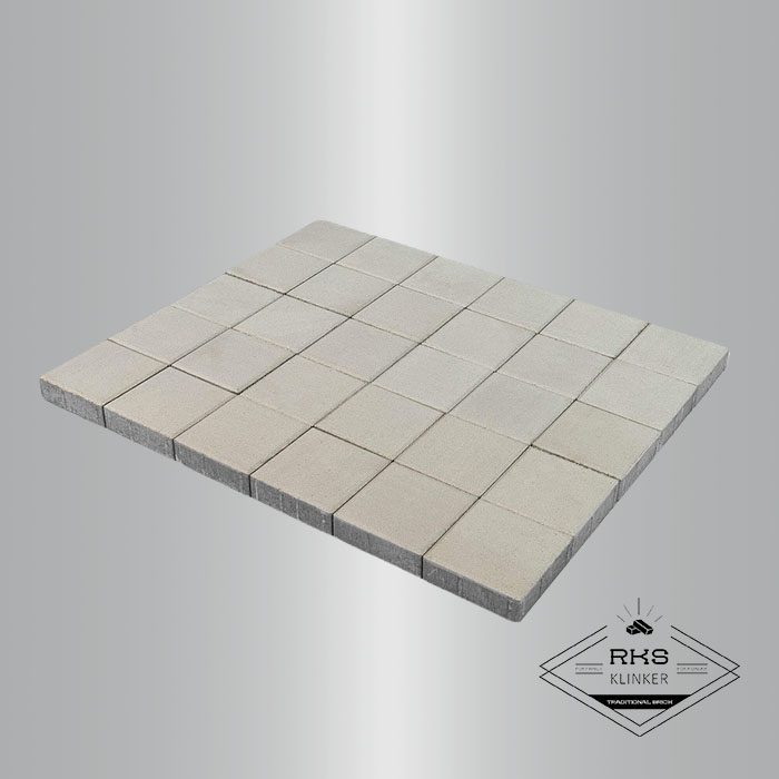 Тротуарная плитка BRAER, Лувр, Белый 200х200х60 мм в Саратове